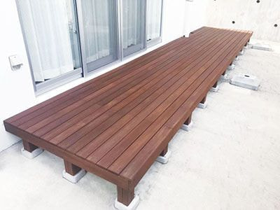 ウッドデッキ設置