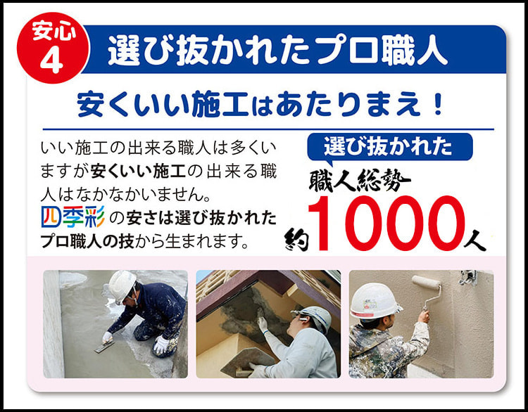 選びぬかれたプロ職人